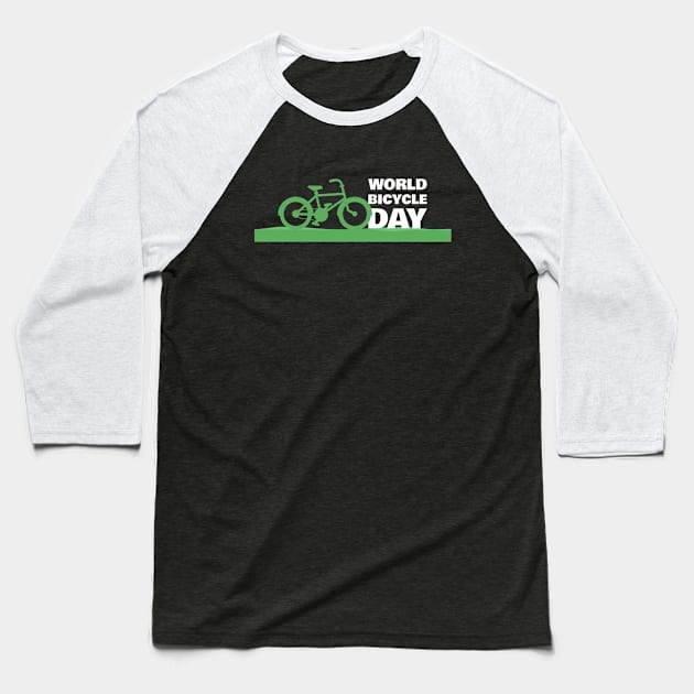 World Bicycle Baseball T-Shirt by Creative Has